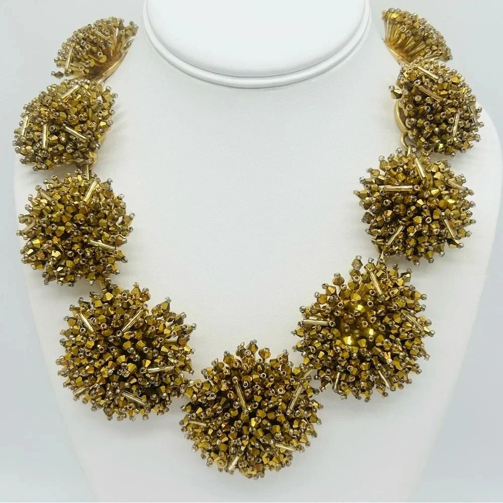 J. Crew Gold Firecracker Necklace